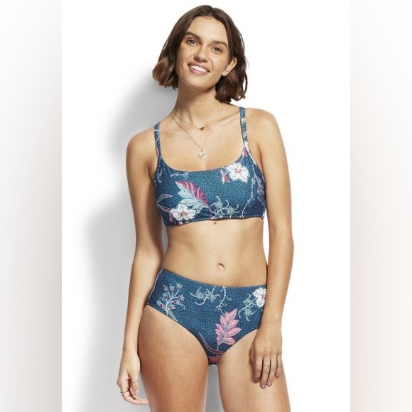 NWT Seafolly Balinese Retreat Bikini Bottoms - Picture 6 of 6